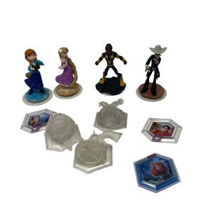 Disney Infinity Figures Anna Rapunzle Pixar Crystals Lone‎ Ranger  Nova